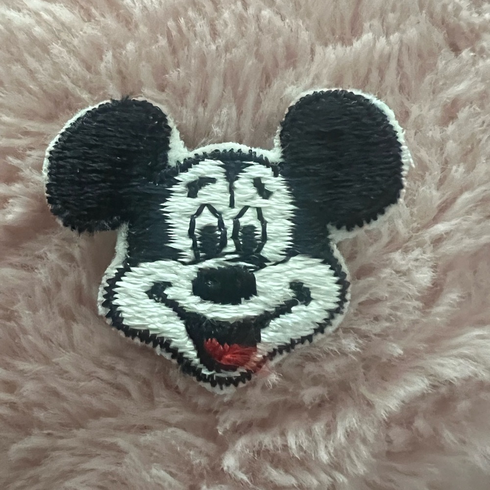 Mickey Mouse embroidered patch/decal